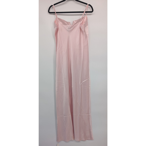 NWD Reformation Brie Silk Maxi Dress GownSize 14 Cherry Blossom #4A462 - Picture 2 of 15
